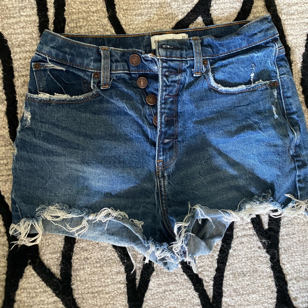 High rise mom short